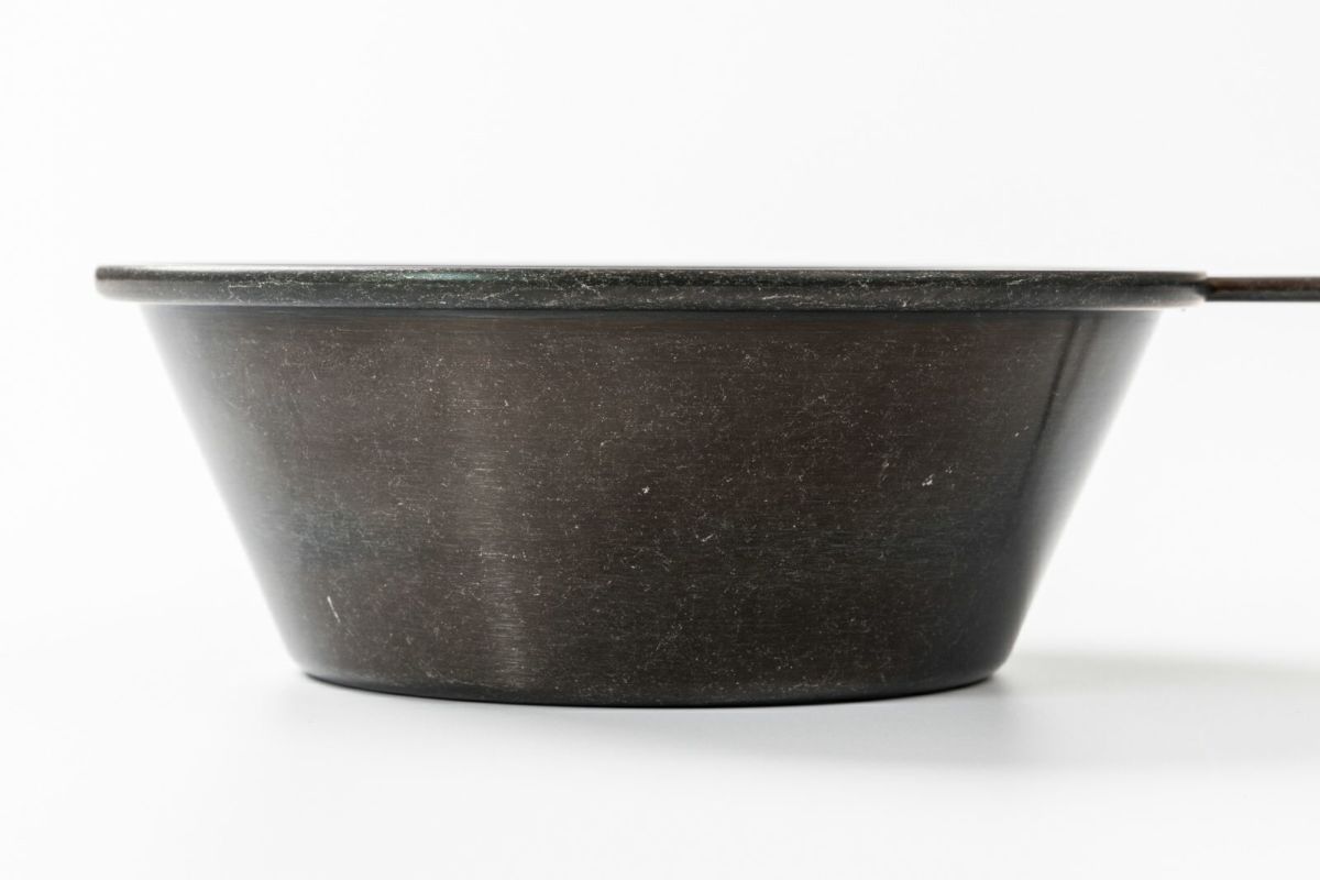 黒酸化ビンテージ加工シェラカップ -HILLSFIELD- エンボス 330ml