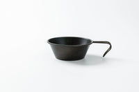 黒酸化ビンテージ加工シェラカップ -HILLSFIELD-　エンボス 330ml ステンレス 目盛り付