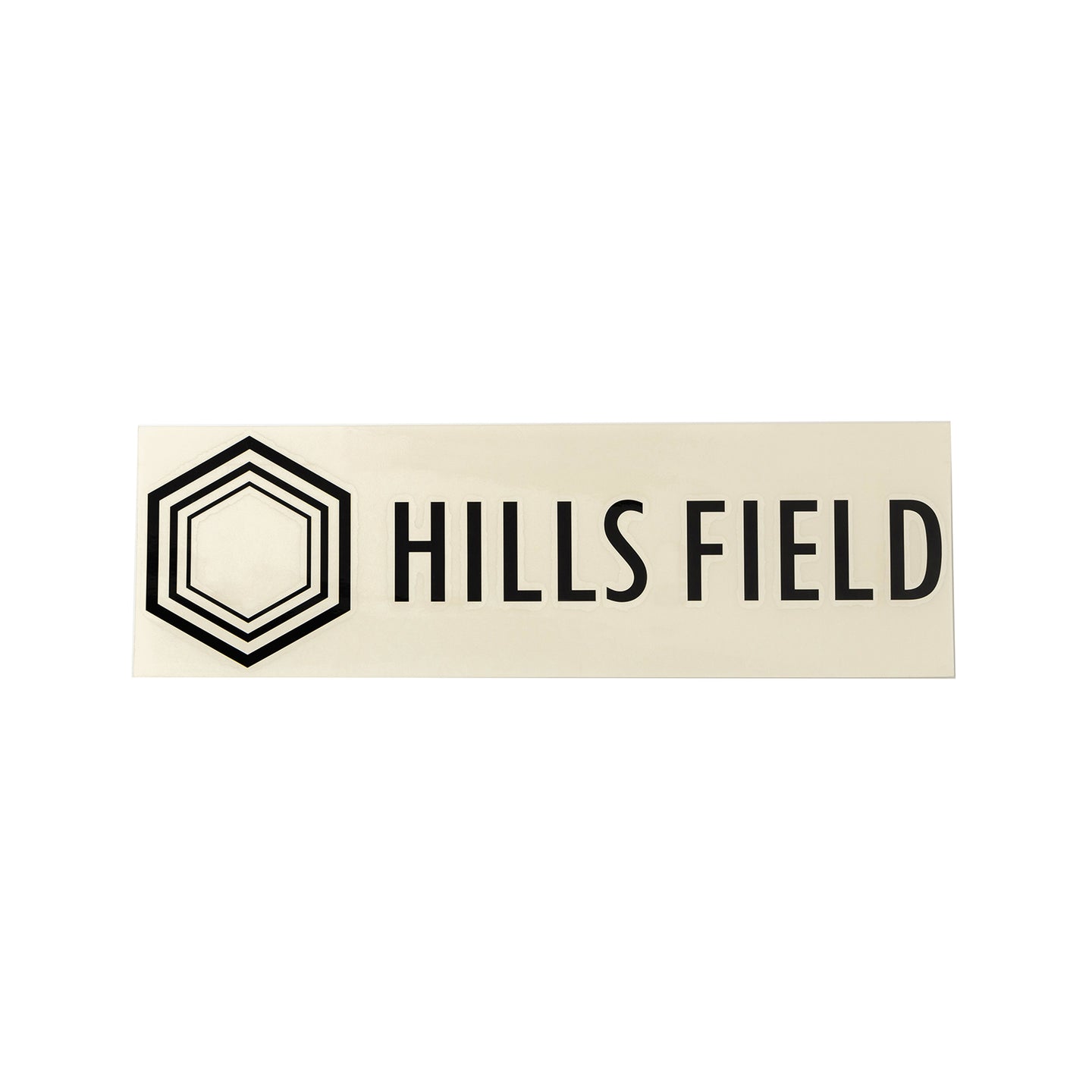 HILLS FIELD ロゴ カッティングステッカー ブラック