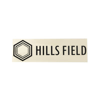 HILLS FIELD ロゴ カッティングステッカー ブラック