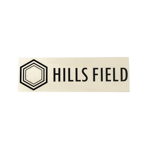 HILLS FIELD ロゴ カッティングステッカー ブラック