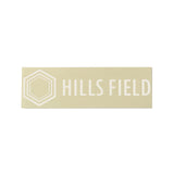 HILLS FIELD ロゴ カッティングステッカー ホワイト