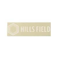 HILLS FIELD ロゴ カッティングステッカー ホワイト