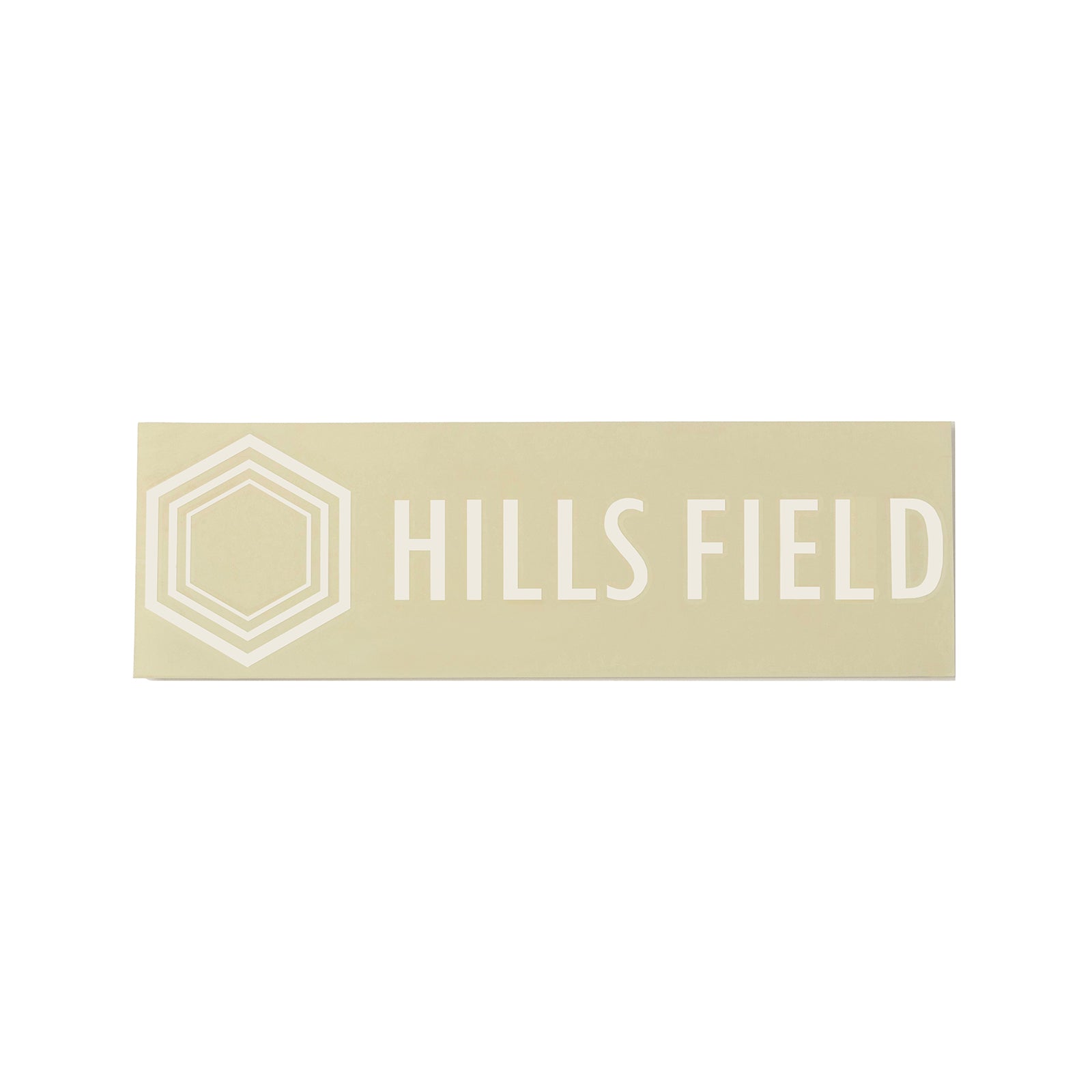 HILLS FIELD ロゴ カッティングステッカー ホワイト