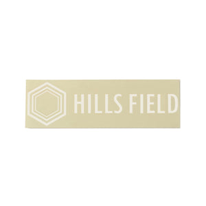HILLS FIELD ロゴ カッティングステッカー ホワイト