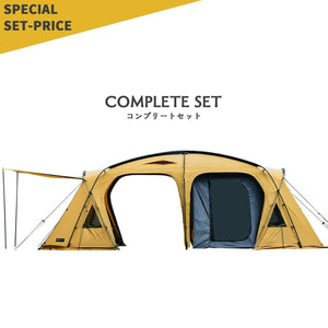 ２ルームテント OVAL TENT -オーバルテント- コンプリートセット