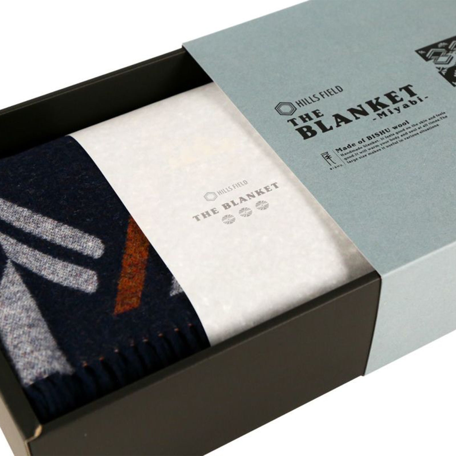 伊豆のぬし釣り ヒルズフィールド ブランケット MIYABIネイビー 楽天市場】HILLS FIELD The Blanket ブランケット YAMATO柄 MIYABI柄