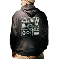 FIELD IN PARTS HOODIE フーディ ブラック