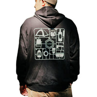 FIELD IN PARTS HOODIE フーディ ブラック
