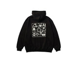 FIELD IN PARTS HOODIE フーディ ブラック