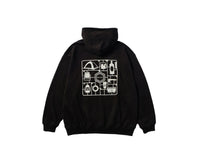 FIELD IN PARTS HOODIE フーディ ブラック
