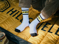 HILLS FIELD WARM LONG SOCKS ロゴソックス