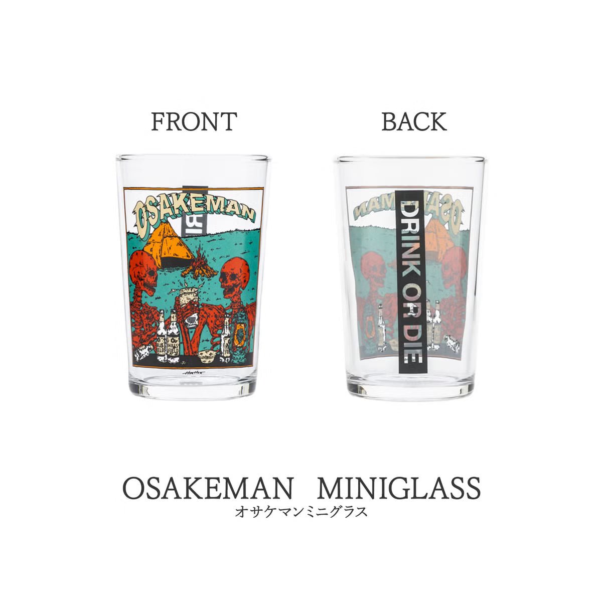 OSAKEMAN + DRINK OR DIE パイントグラス＆OSAKEMAN + RETRO ミニ