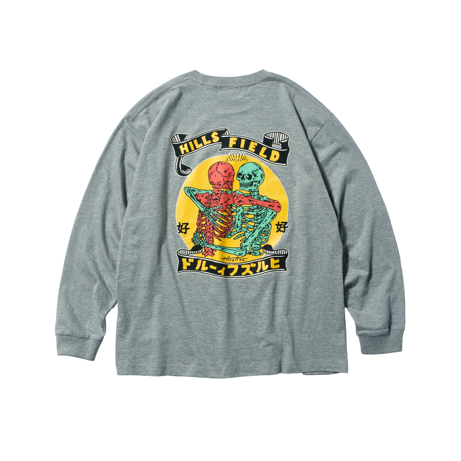 SUKISUKI L/S T-shirt  すきすきロングTシャツ ヘザーグレー