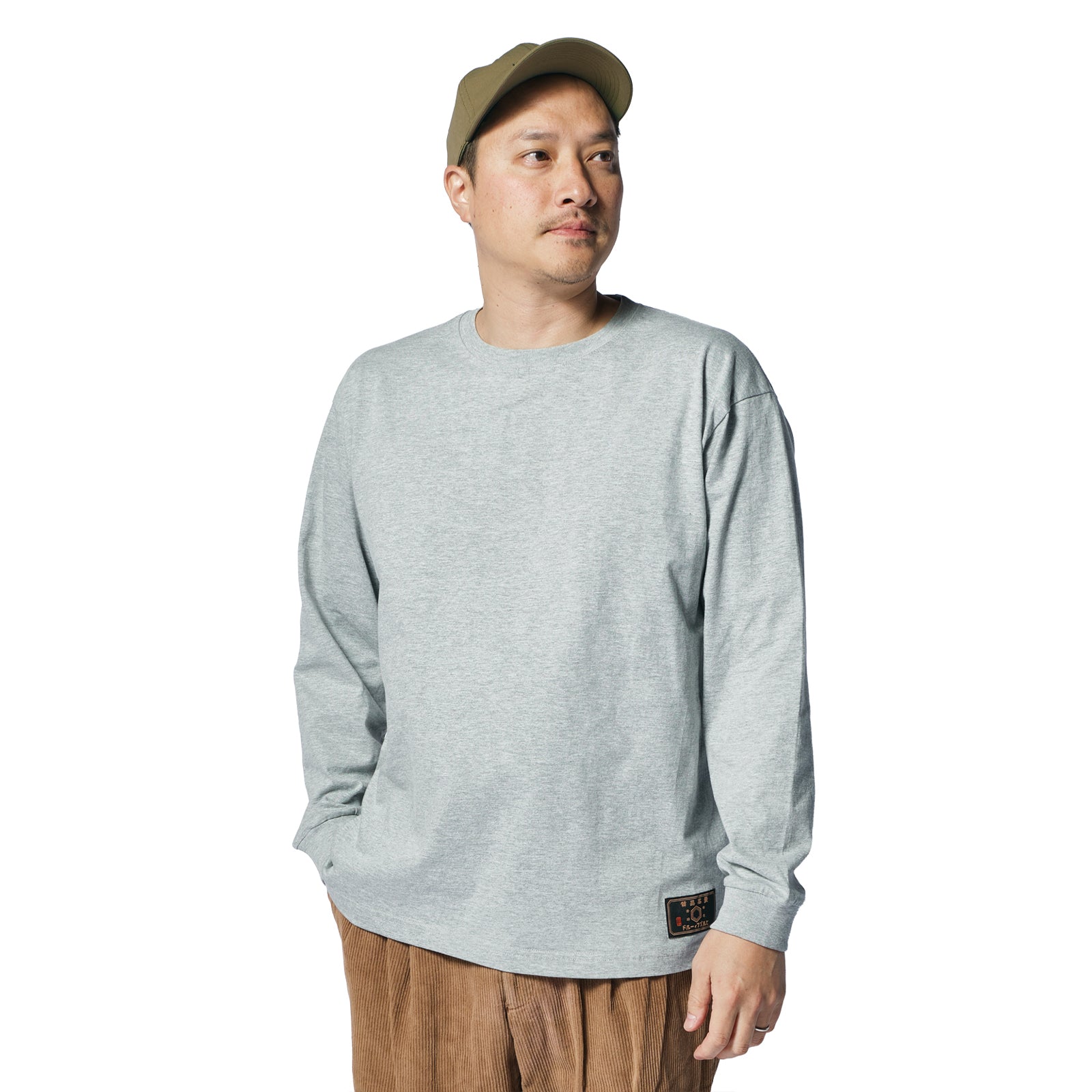 SUKISUKI L/S T-shirt  すきすきロングTシャツ ヘザーグレー