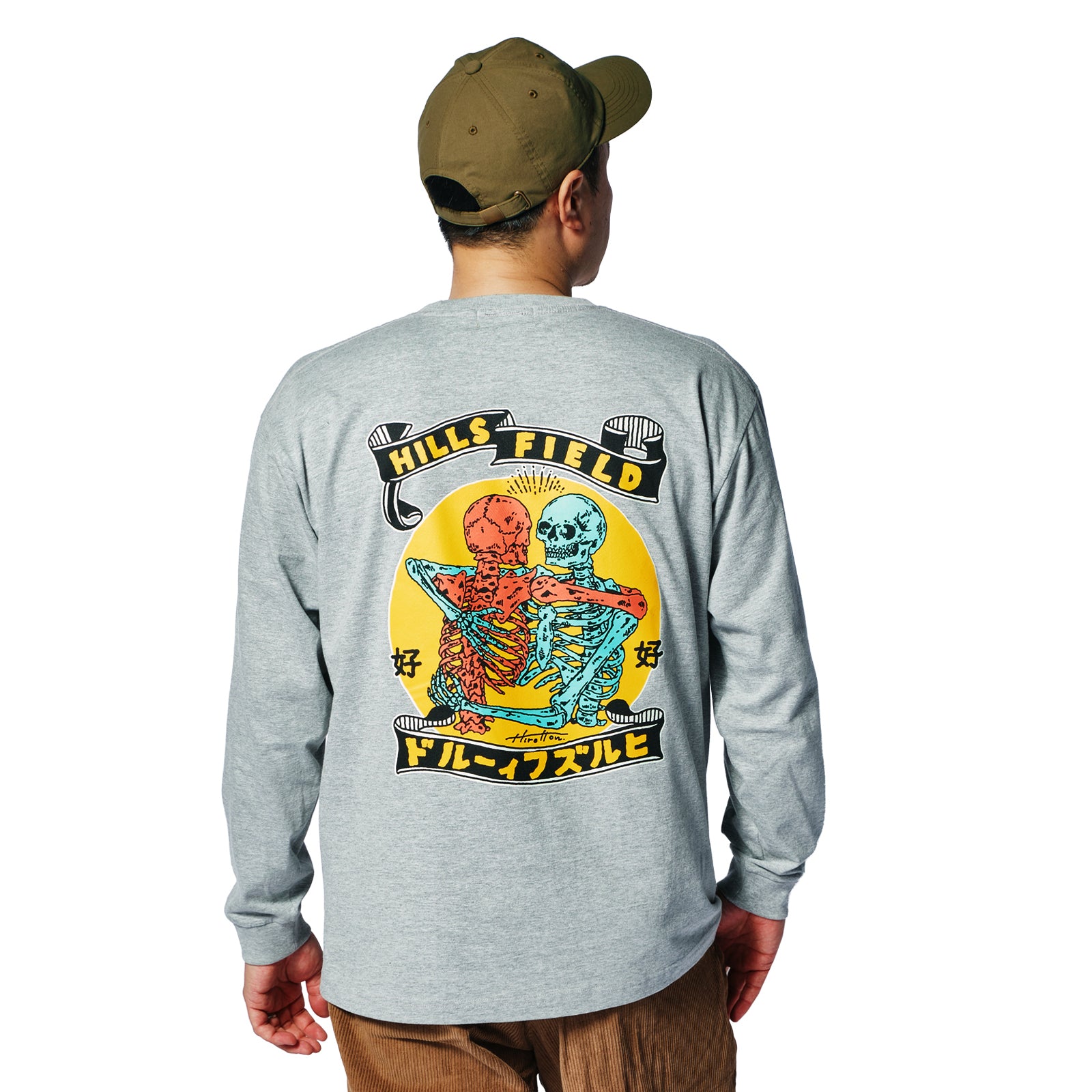 SUKISUKI L/S T-shirt  すきすきロングTシャツ ヘザーグレー