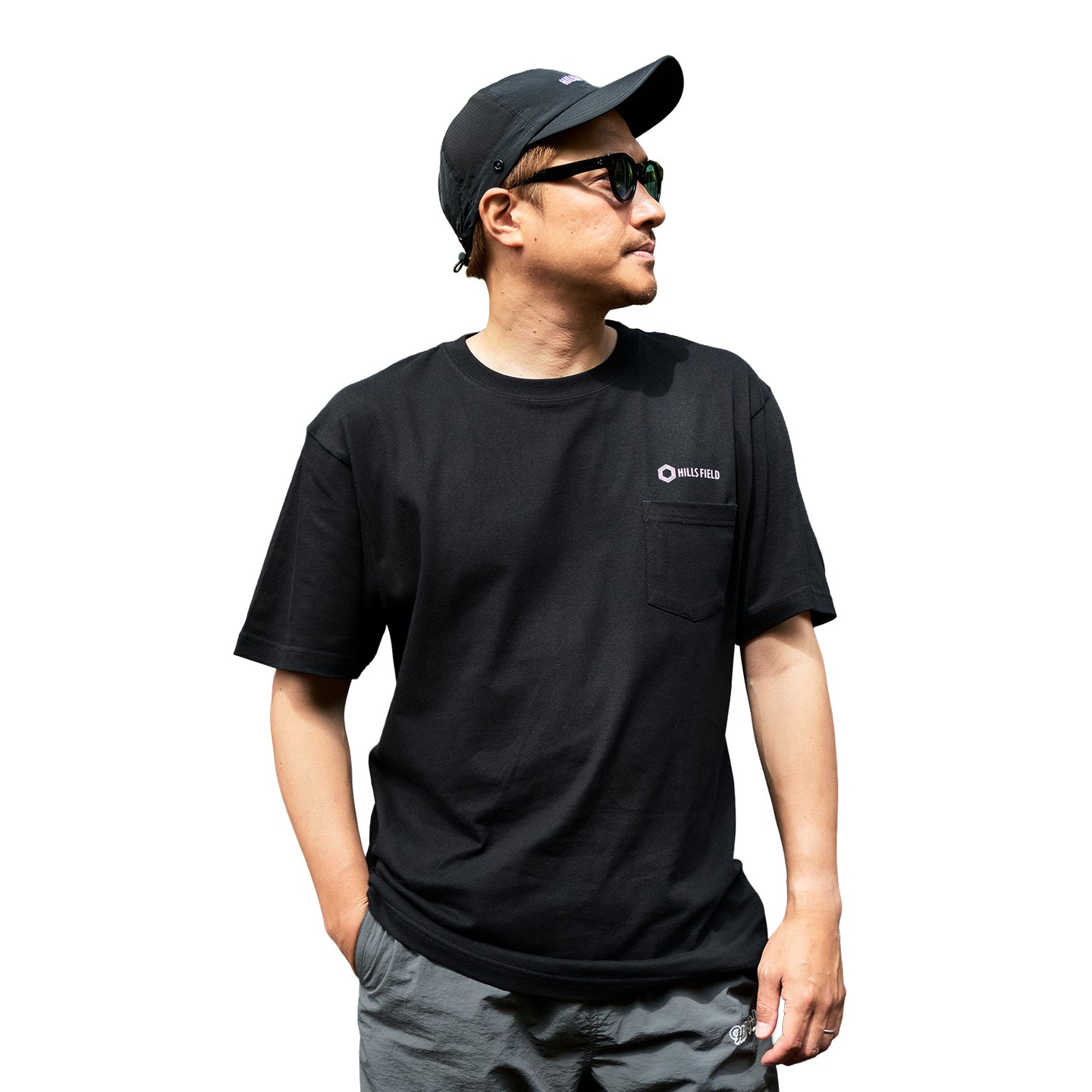 BASIC LOGO POCKET T-Shirt ブラック