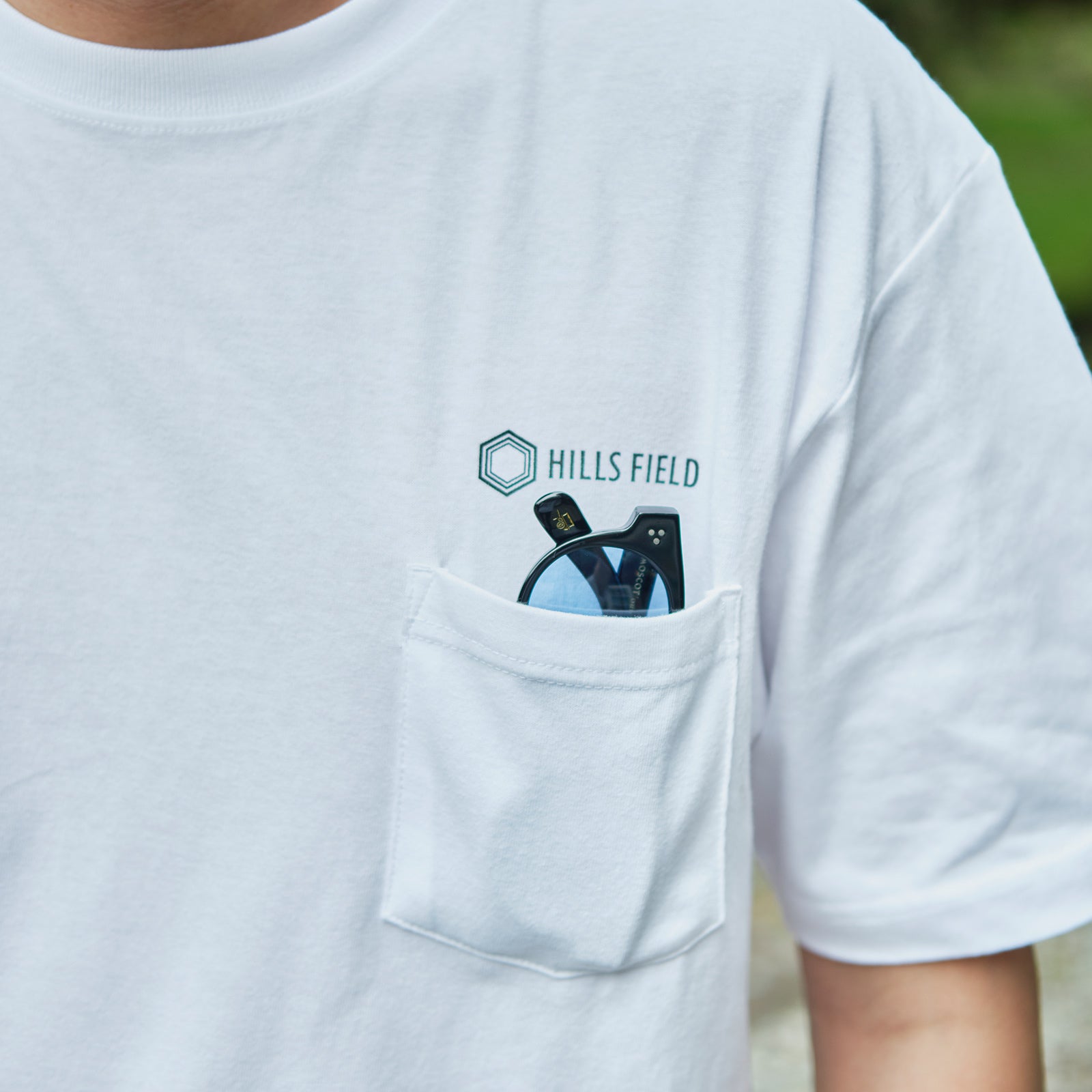 BASIC LOGO POCKET T-Shirt ホワイト – HILLS FIELD