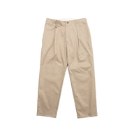 UNIVERSAL OVERALL × HILLS FIELD CAMP ADDICTIVE TUCK TAPERD ベージュ
