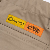 UNIVERSAL OVERALL × HILLS FIELD CAMP ADDICTIVE TUCK TAPERD ベージュ