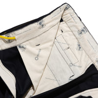 UNIVERSAL OVERALL × HILLS FIELD CAMP ADDICTIVE TUCK TAPERD ブラック
