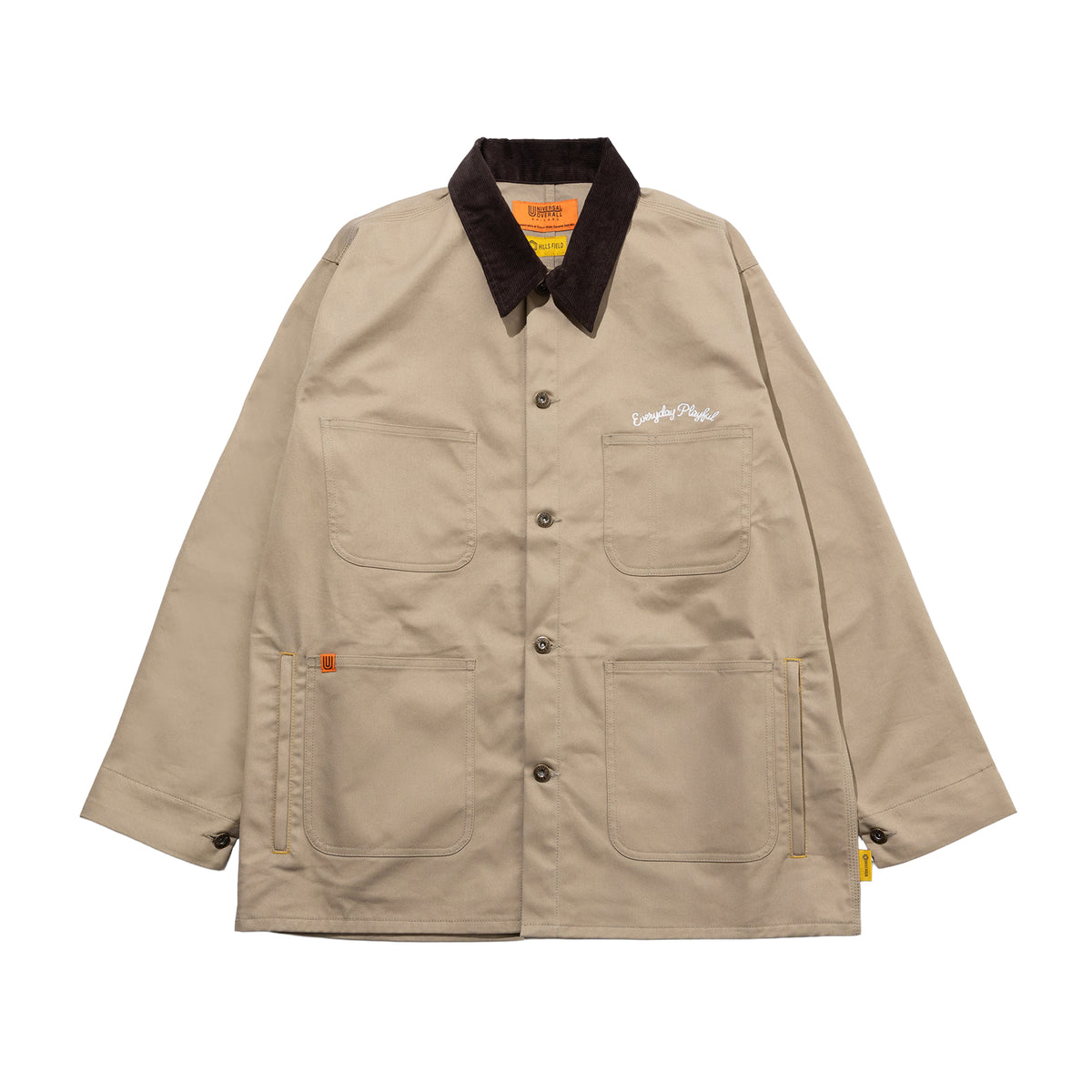 UNIVERSAL OVERALL × HILLS FIELD CAMPERS COVERALL ベージュ