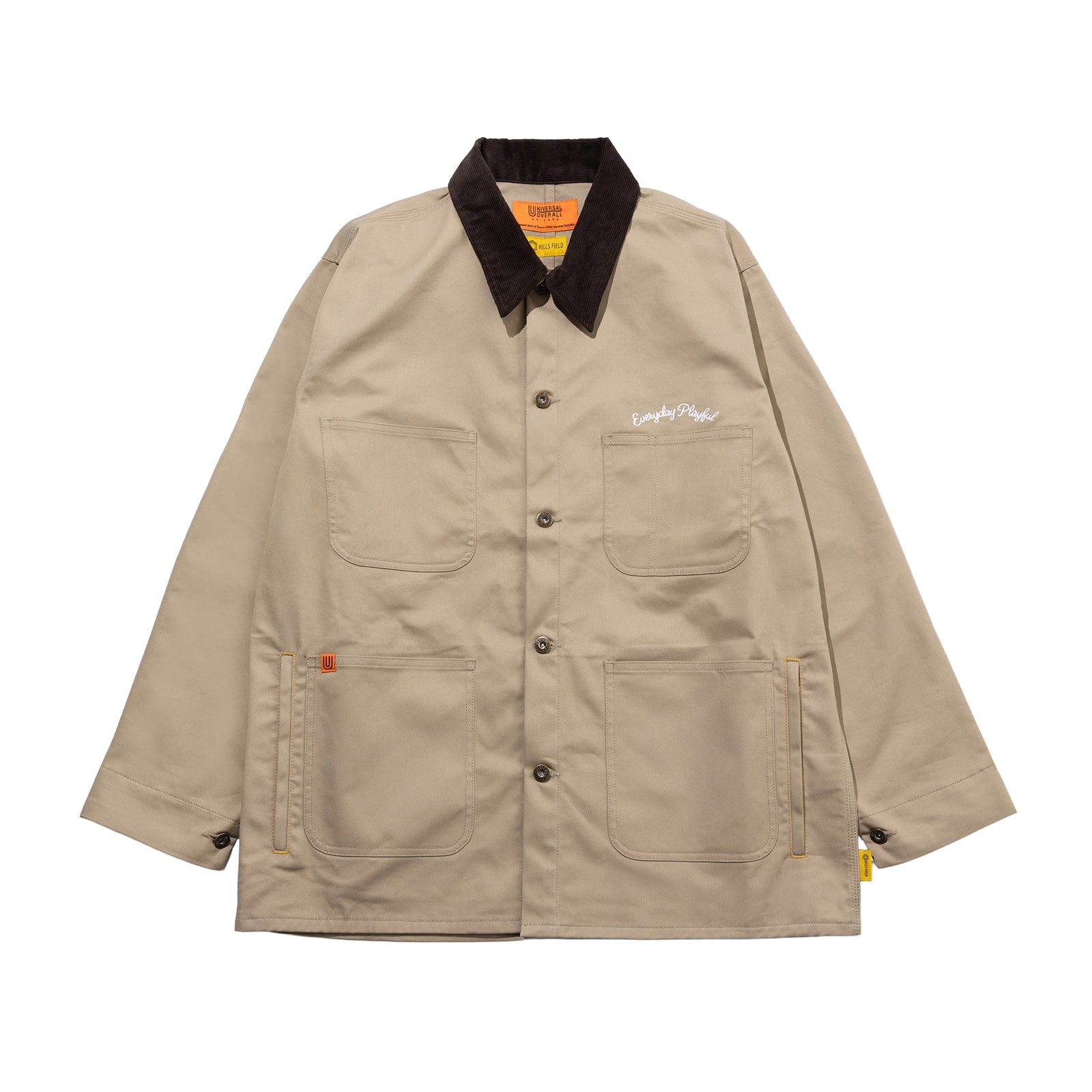 UNIVERSAL OVERALL × HILLS FIELD CAMPERS COVERALL ベージュ