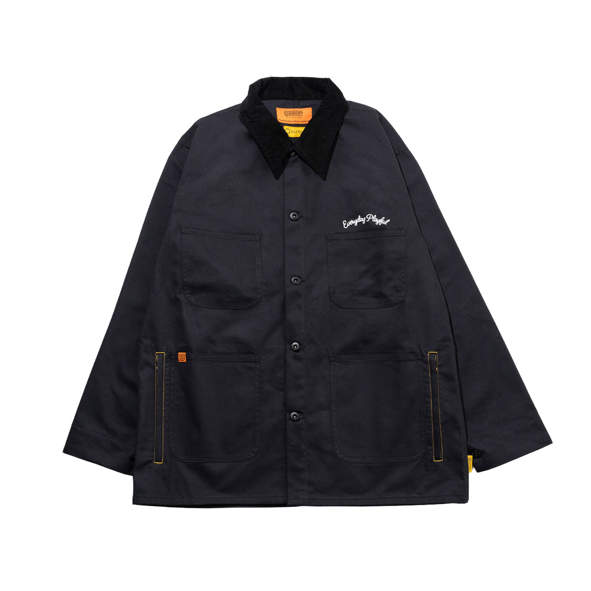 UNIVERSAL OVERALL × HILLS FIELD CAMPERS COVERALL ブラック