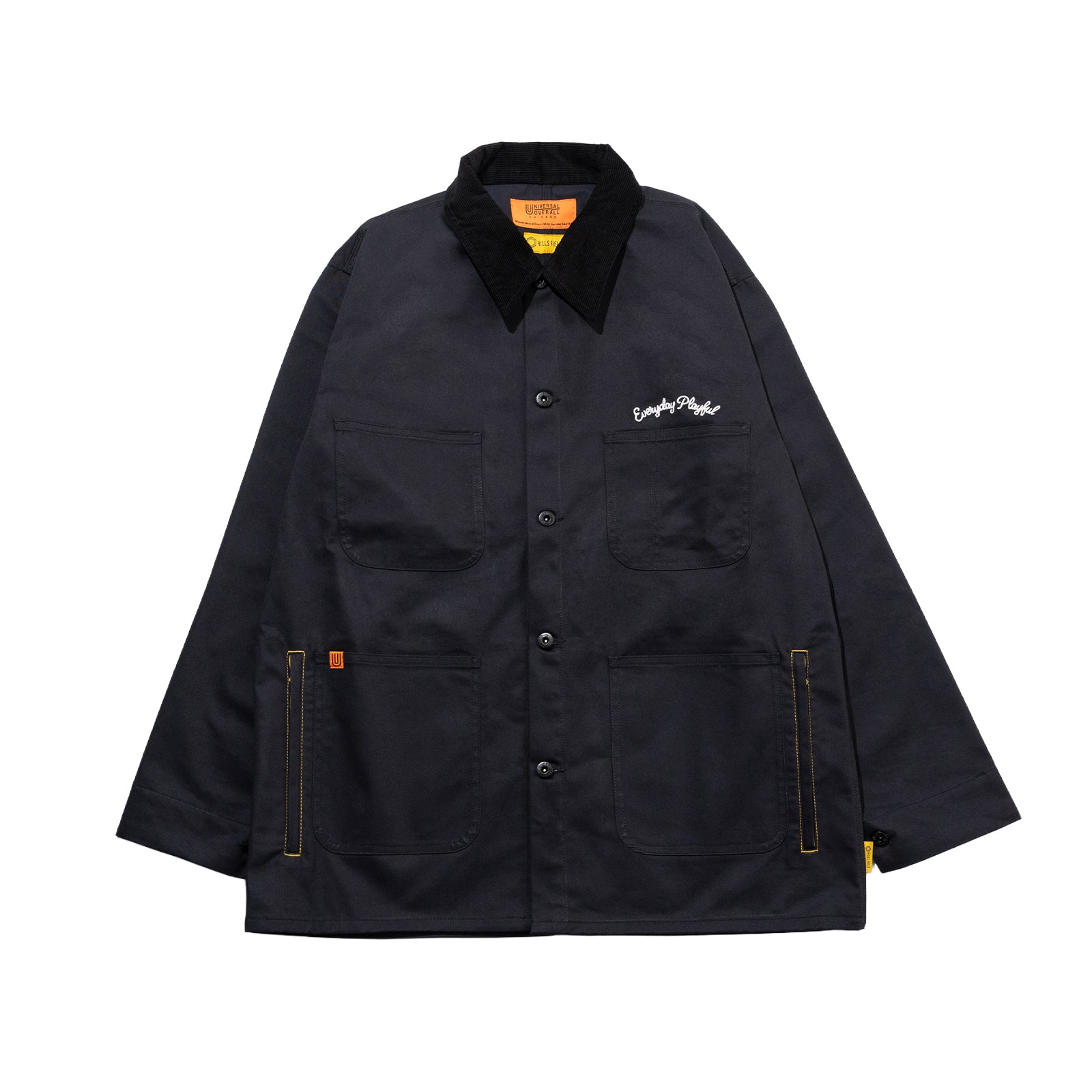 UNIVERSAL OVERALL × HILLS FIELD CAMPERS COVERALL ブラック
