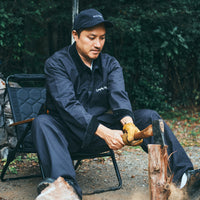 UNIVERSAL OVERALL × HILLS FIELD CAMPERS COVERALL ブラック