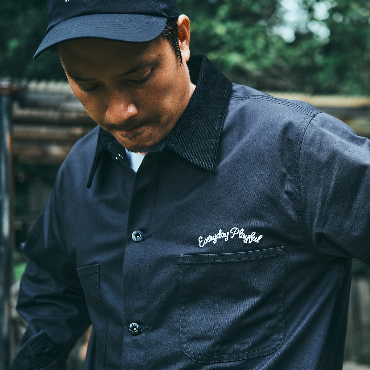 UNIVERSAL OVERALL × HILLS FIELD CAMPERS COVERALL ブラック
