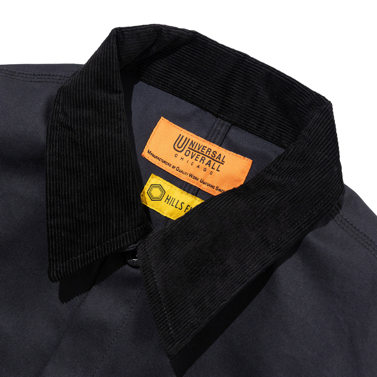 UNIVERSAL OVERALL × HILLS FIELD CAMPERS COVERALL ブラック