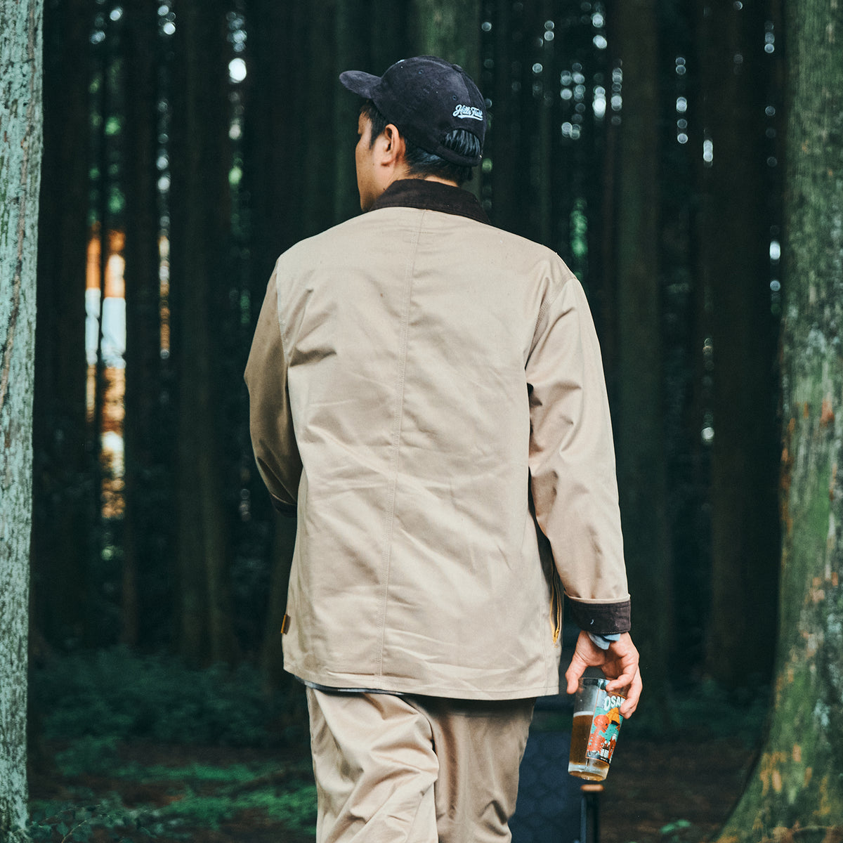UNIVERSAL OVERALL × HILLS FIELD CAMPERS COVERALL ベージュ