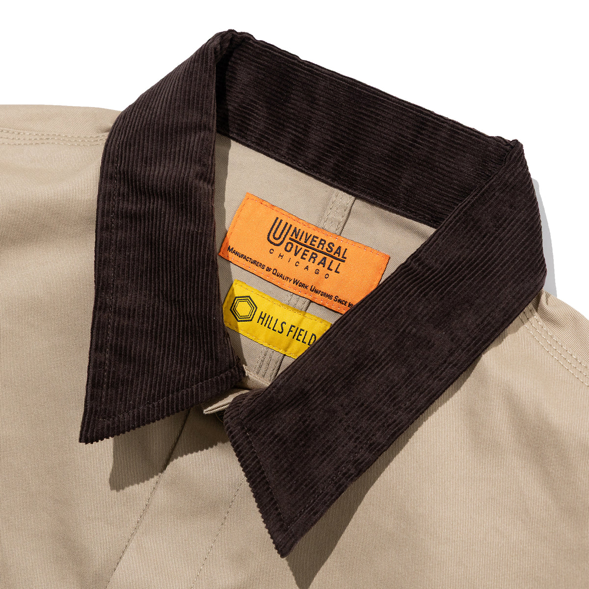 UNIVERSAL OVERALL × HILLS FIELD CAMPERS COVERALL ベージュ