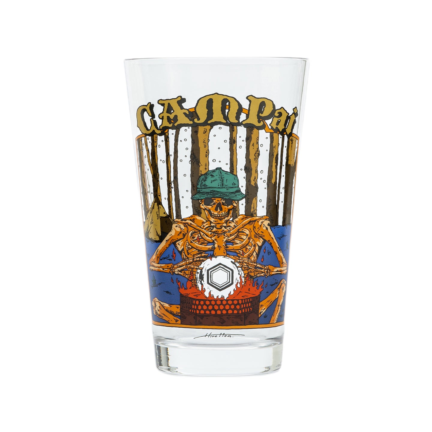 オリジナルパイントグラス　-CAMPai キャンプぁい- 480ml