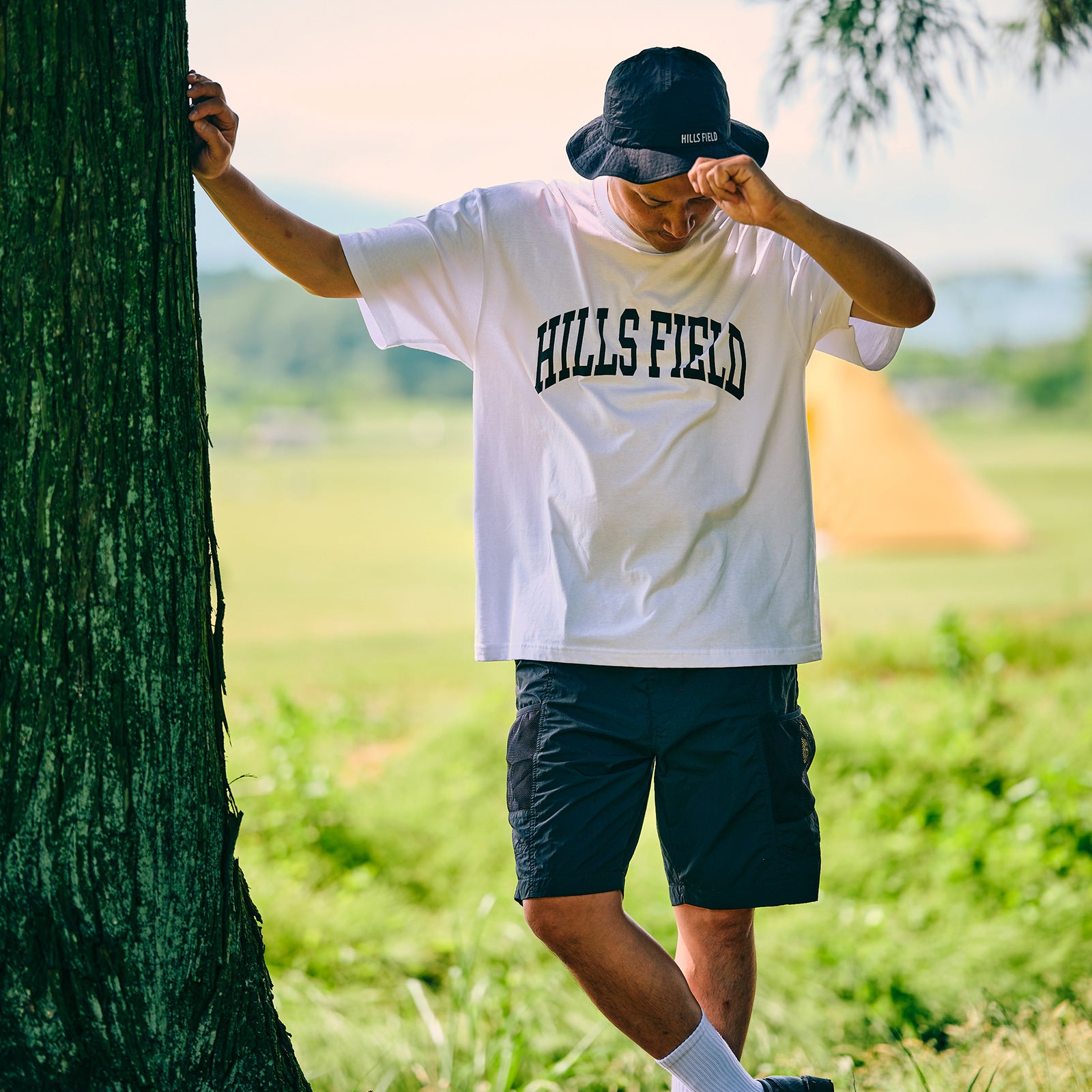 COLLEGE LOGO T-SHIRT ホワイト
