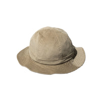 CORDUROY METRO HAT ベージュ