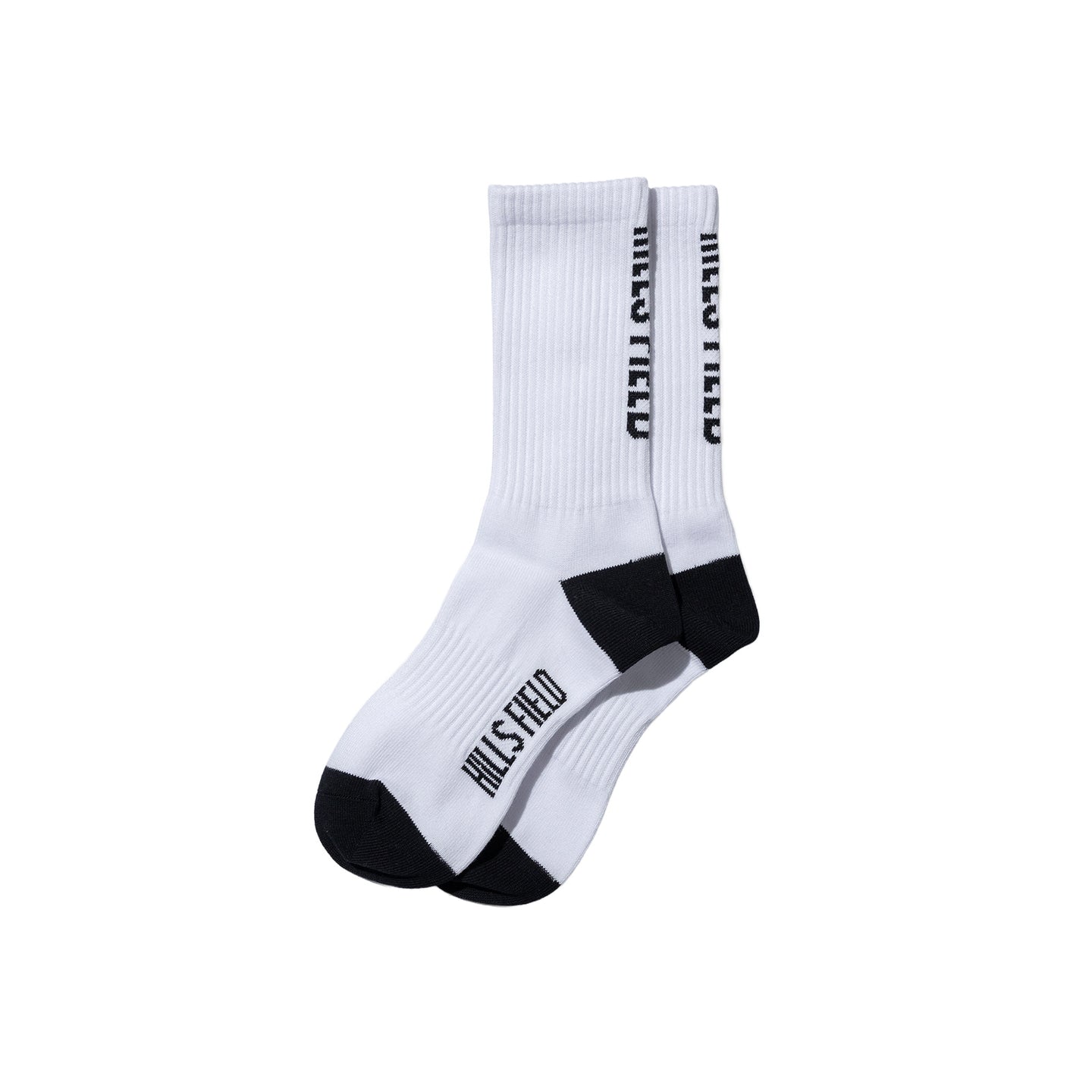 HILLS FIELD DEODORANT LOGO SOCKS ホワイト