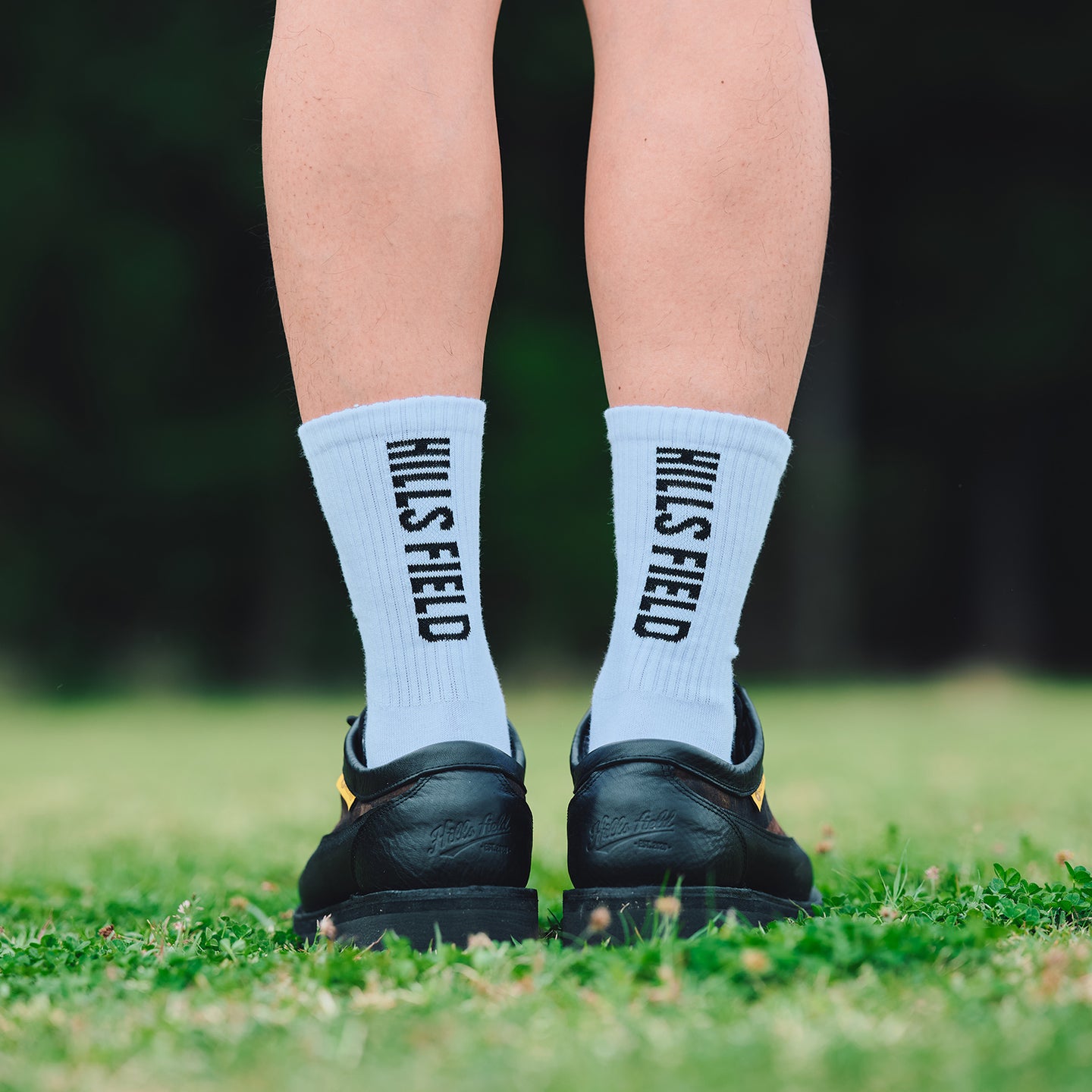 HILLS FIELD DEODORANT LOGO SOCKS ホワイト