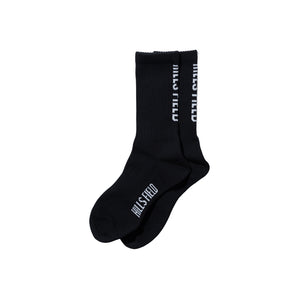 HILLS FIELD DEODORANT LOGO SOCKS ブラック