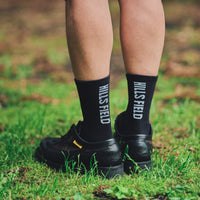HILLS FIELD DEODORANT LOGO SOCKS ブラック