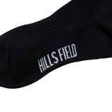HILLS FIELD DEODORANT LOGO SOCKS ブラック