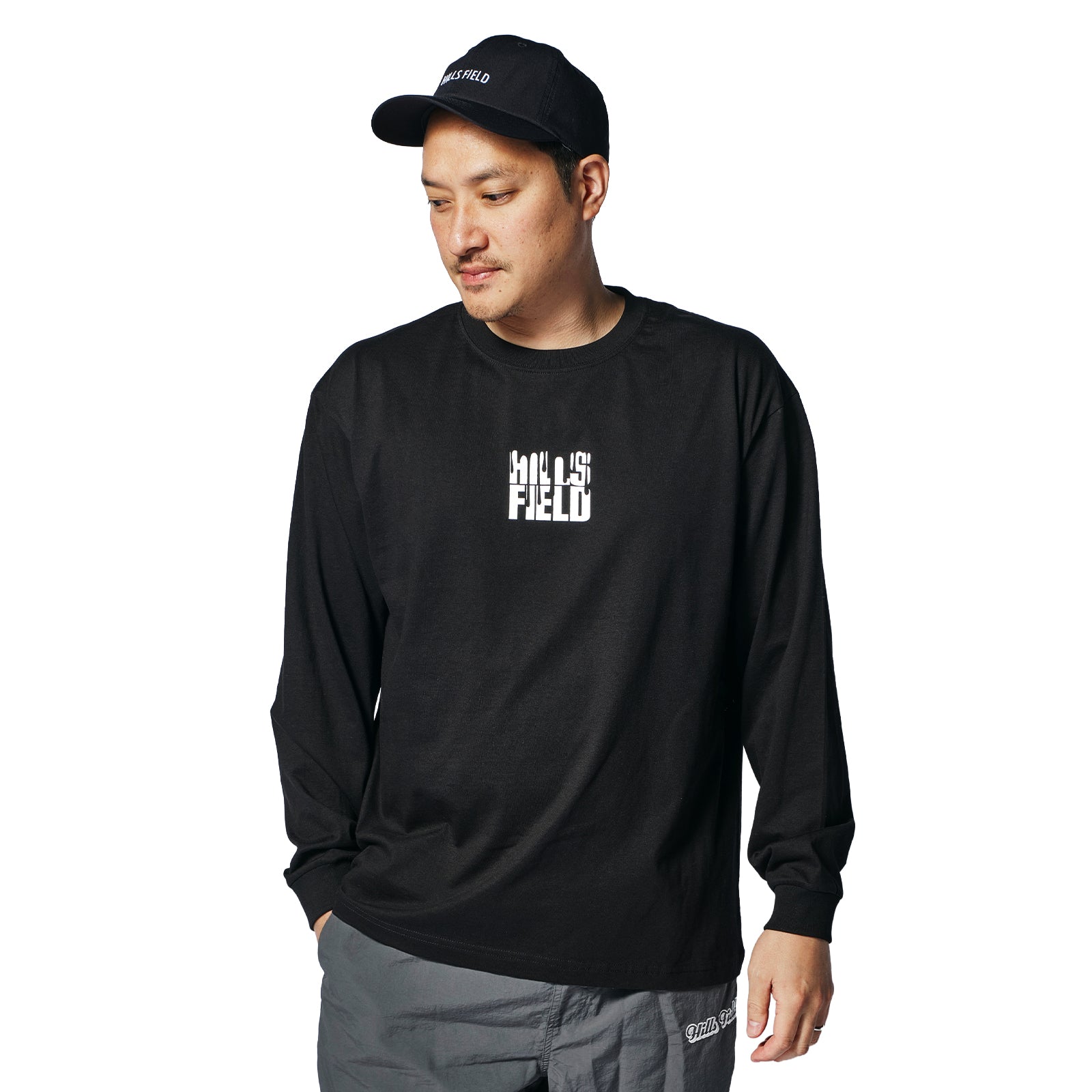 DRINK OR DIE L/S T-Shirt ブラック