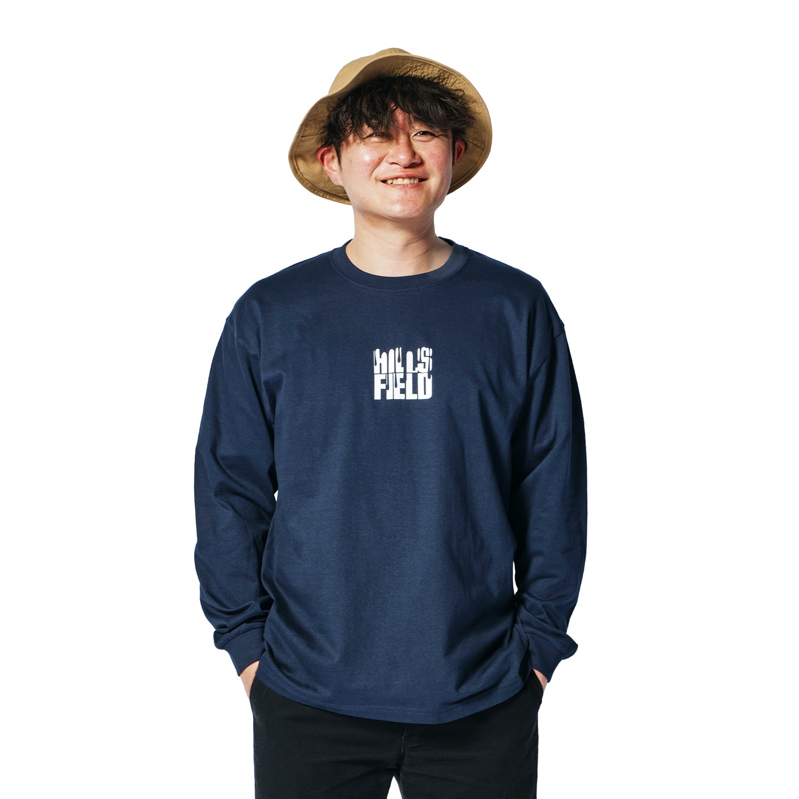 DRINK OR DIE L/S T-Shirt ネイビー – HILLS FIELD