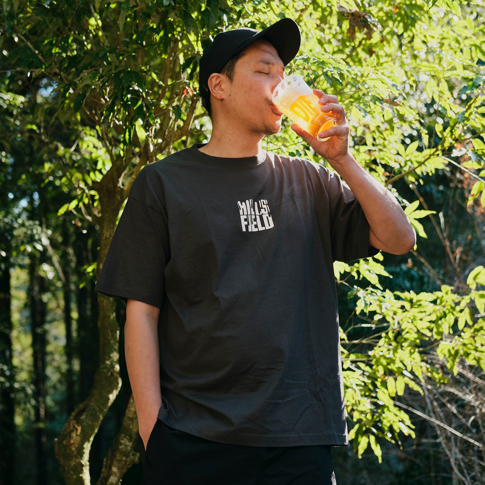 DRINK OR DIE T-Shirt ドリンクオアダイ Tシャツ チャコール – HILLS FIELD