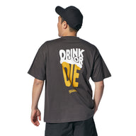 DRINK OR DIE T-Shirt ドリンクオアダイ Tシャツ チャコール