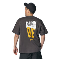 DRINK OR DIE T-Shirt ドリンクオアダイ Tシャツ チャコール