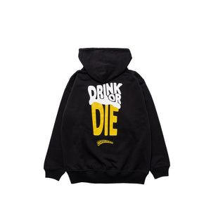 DRINK OR DIE HOODIE ブラック