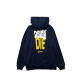 DRINK OR DIE HOODIE ネイビー