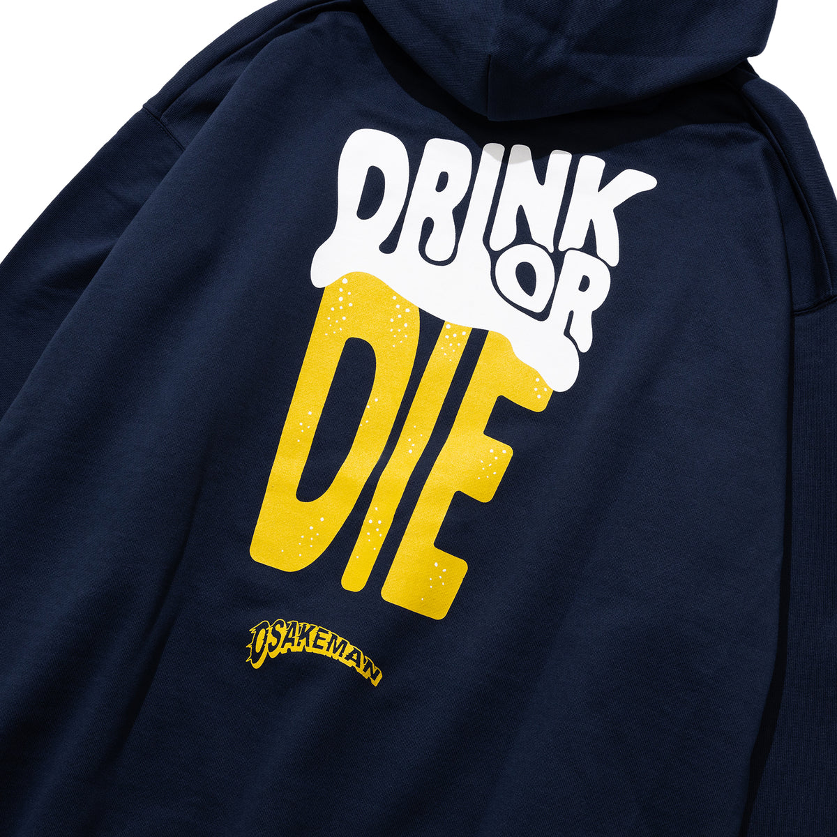 DRINK OR DIE HOODIE ネイビー